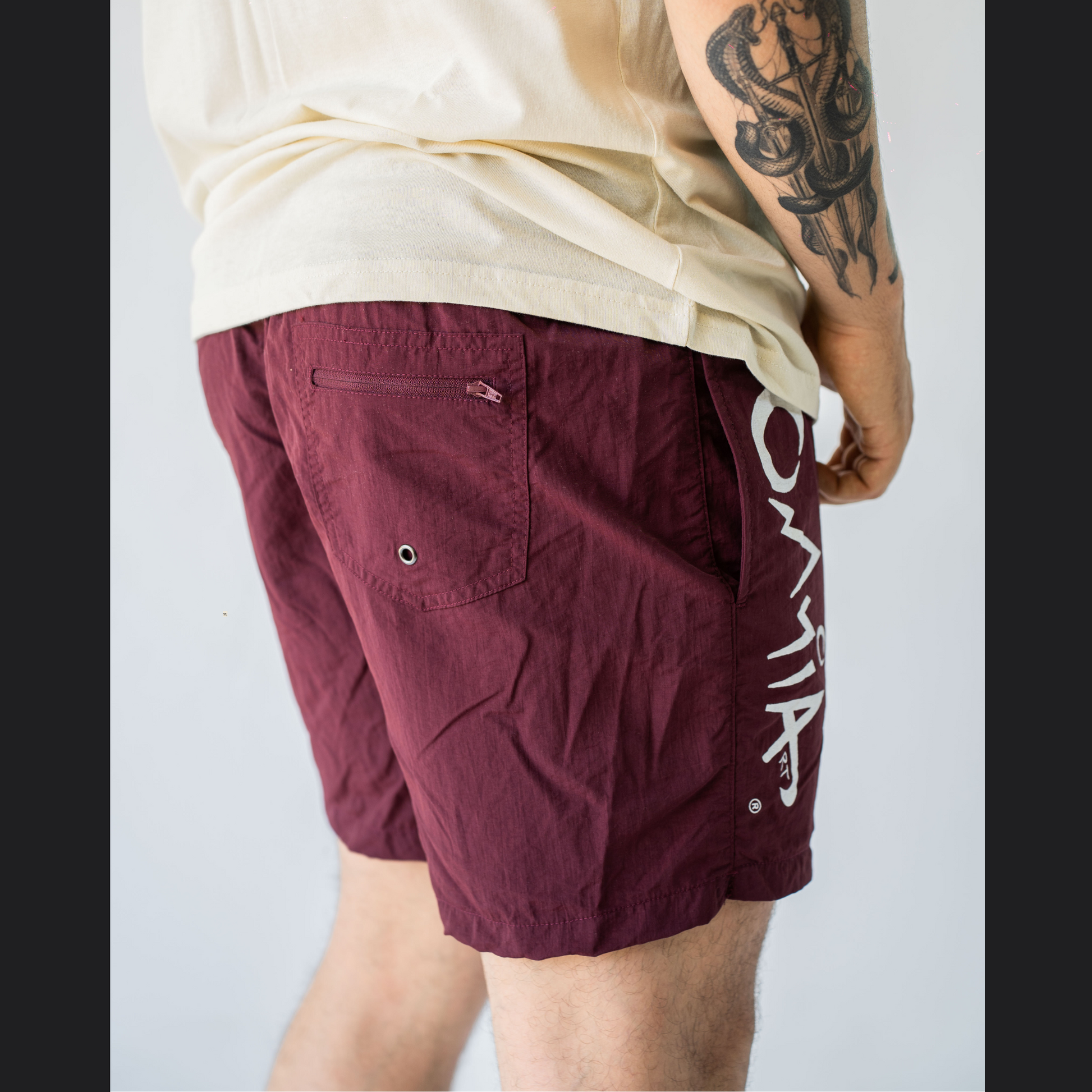 Logo Swimshorts Granade detail
