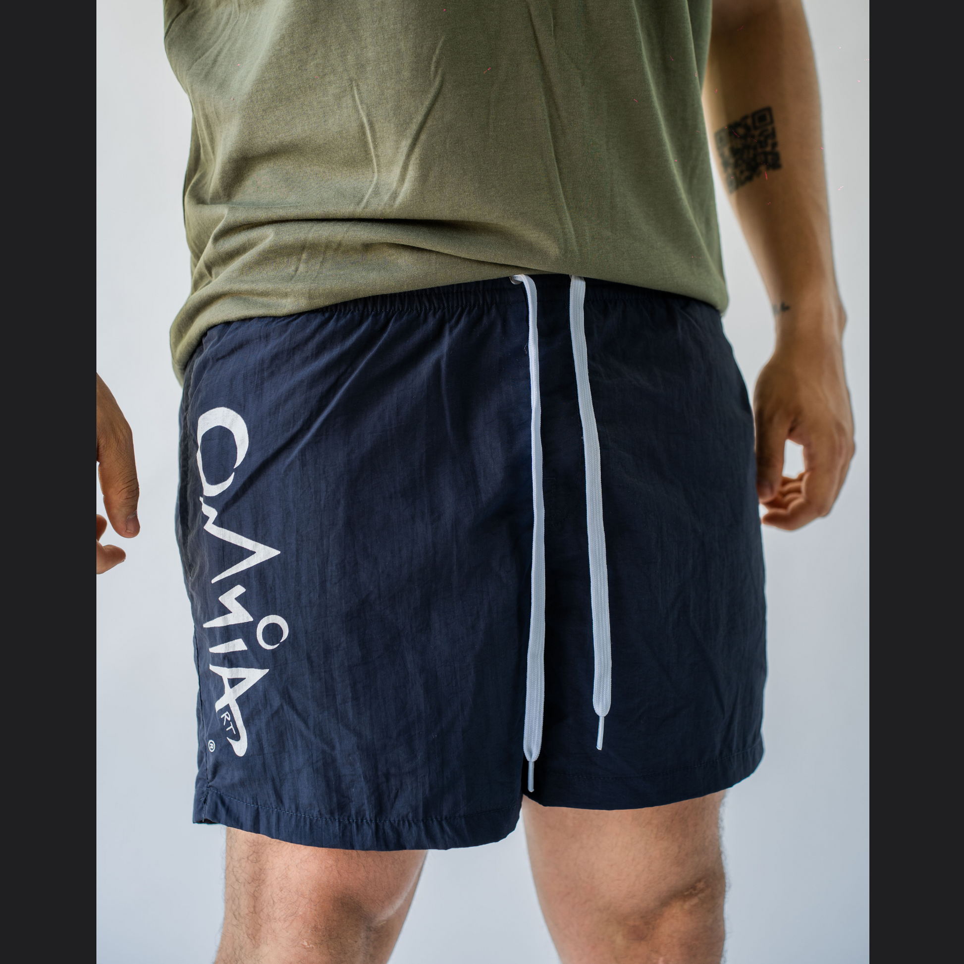 Logo Swimshorts Navy set front