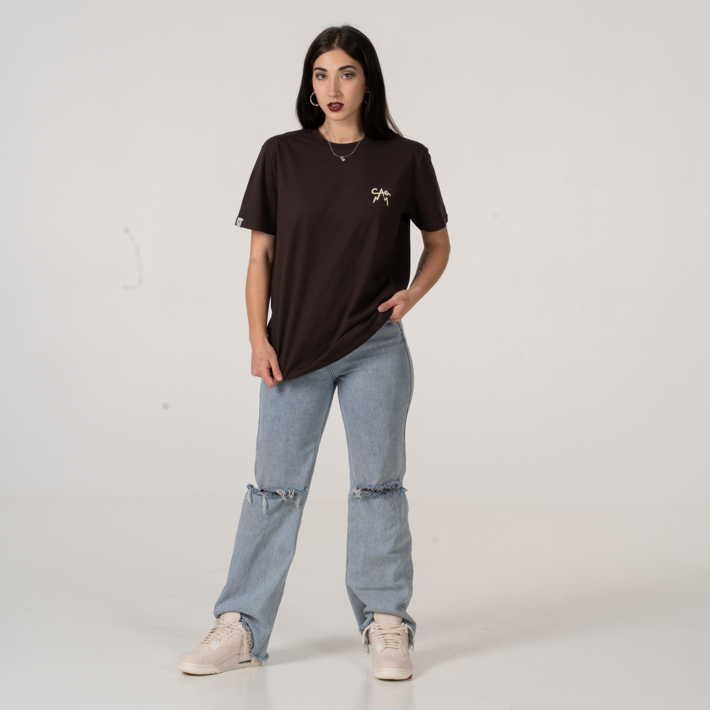 Logo Tee Brown - Donna