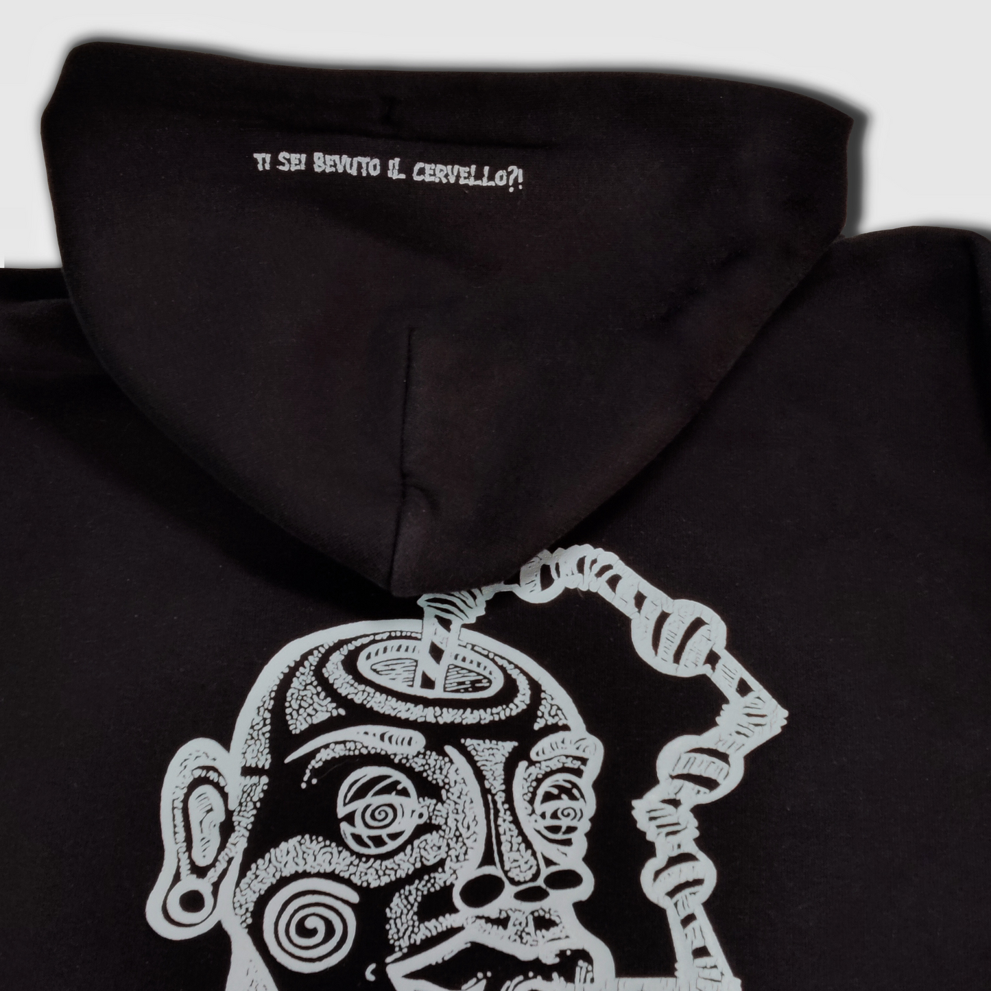 Ti sei bevuto il cervello?! Hoodie Black - Uomo