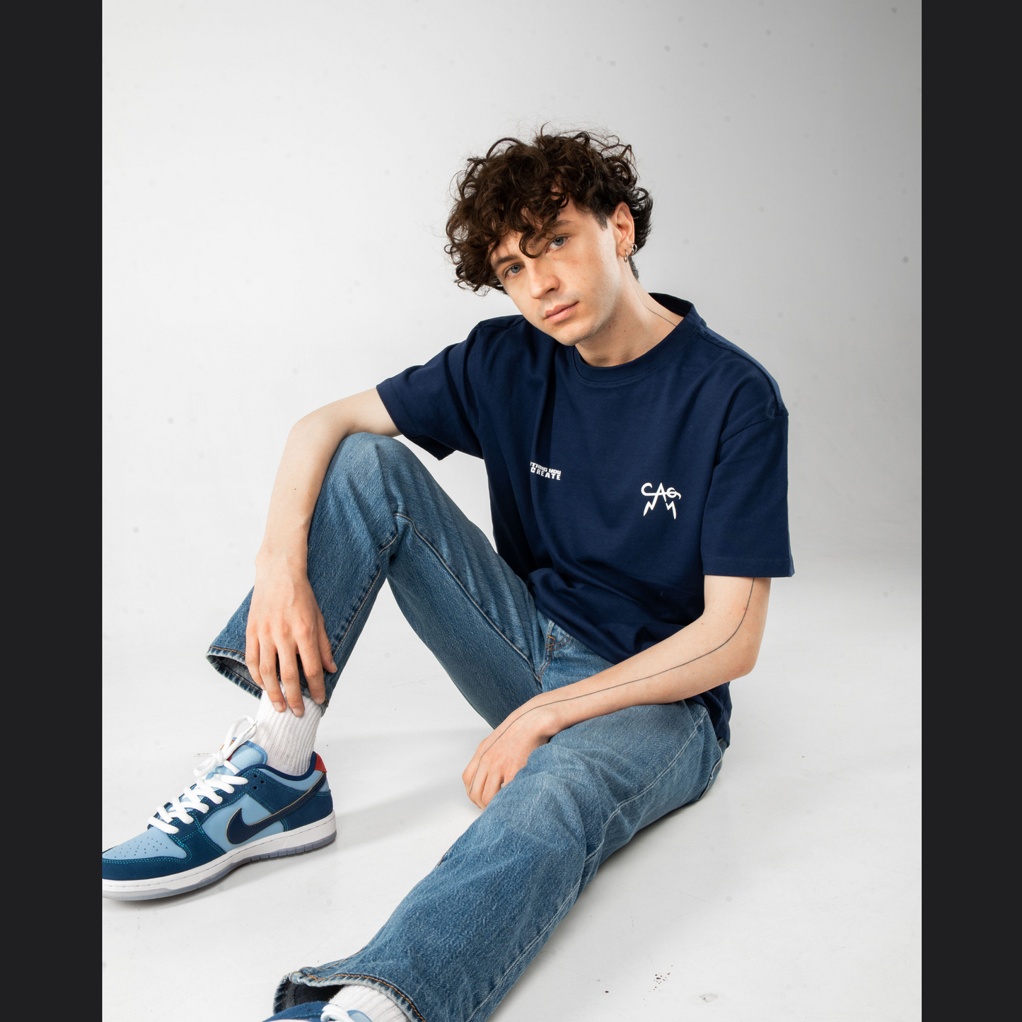 Back To Nature Tee Dark Blue