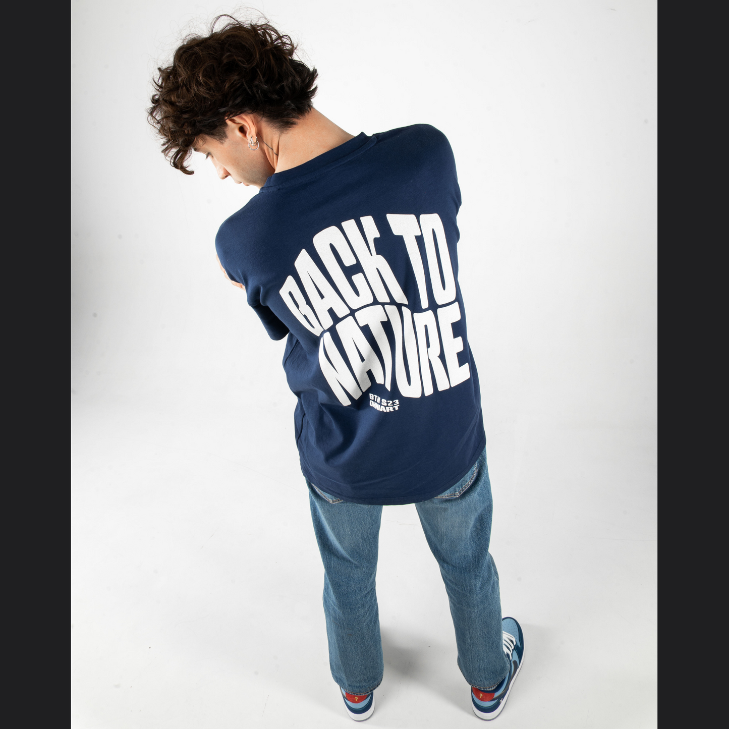 Back To Nature Tee Dark Blue