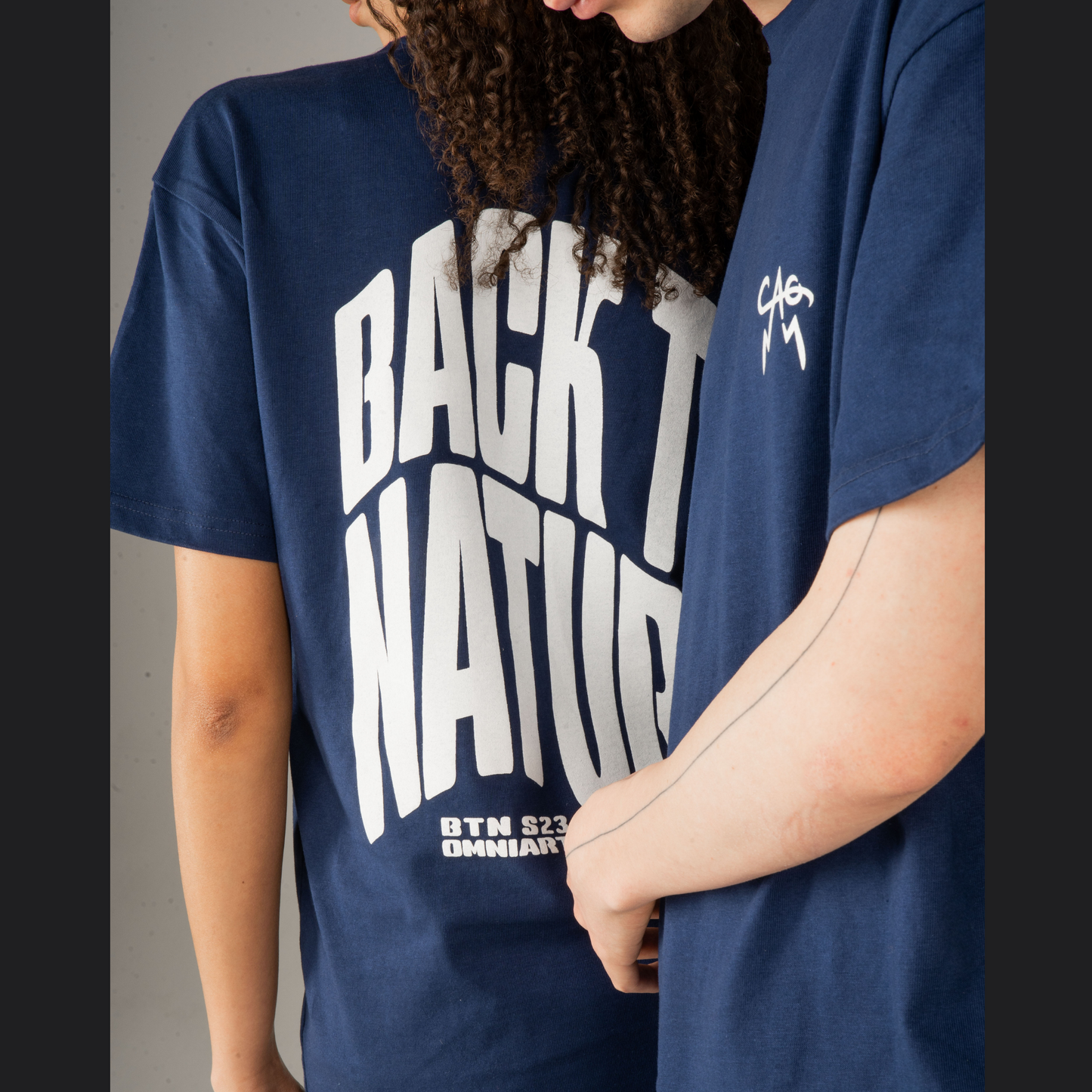 Back To Nature Tee Dark Blue