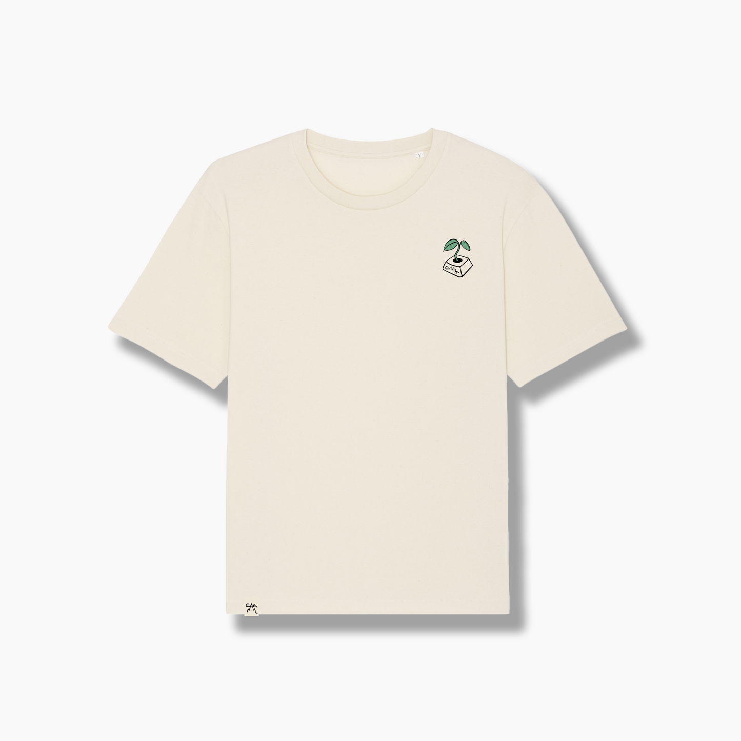 Keyboard Tee - Natural Raw