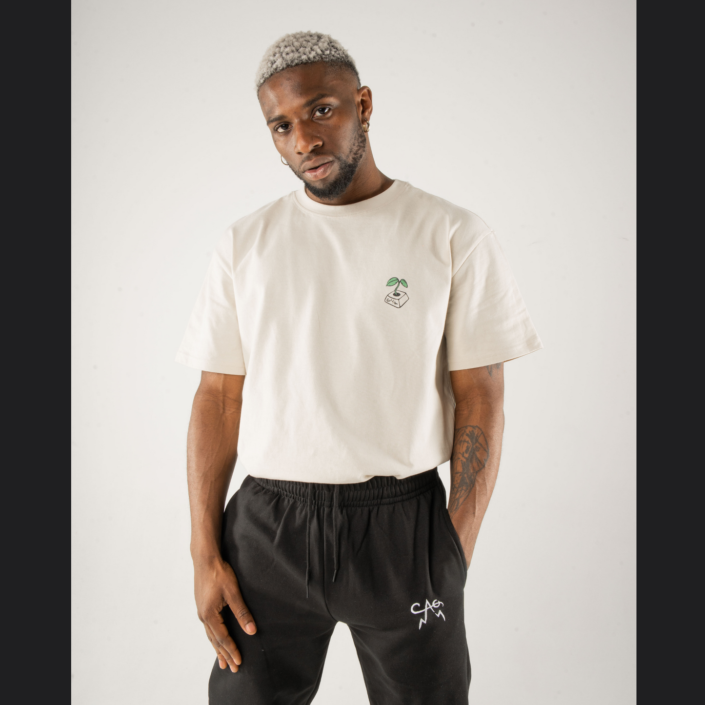 Keyboard Tee - Natural Raw