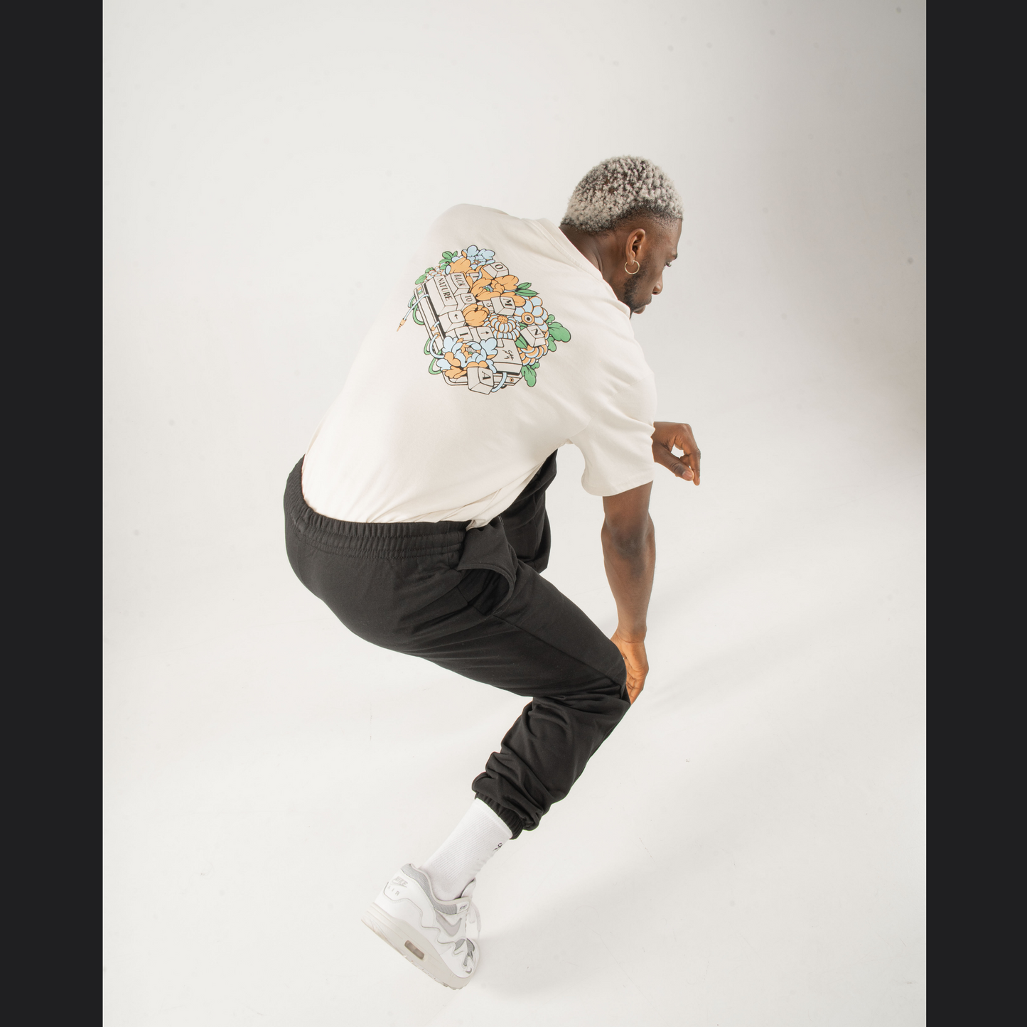 Keyboard Tee - Natural Raw