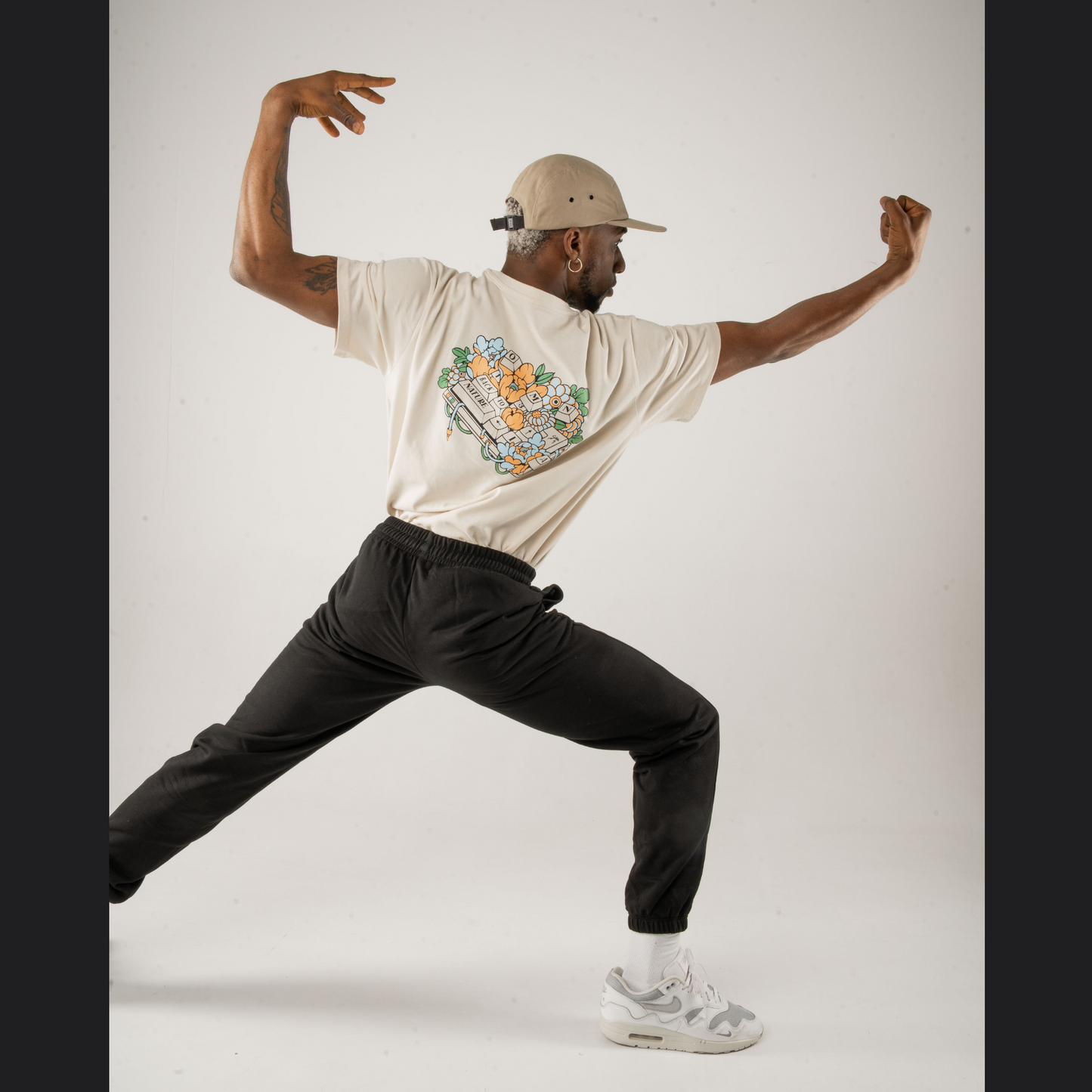 Keyboard Tee - Natural Raw