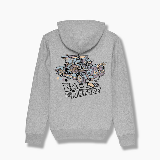 Delorean Hoodie Grey