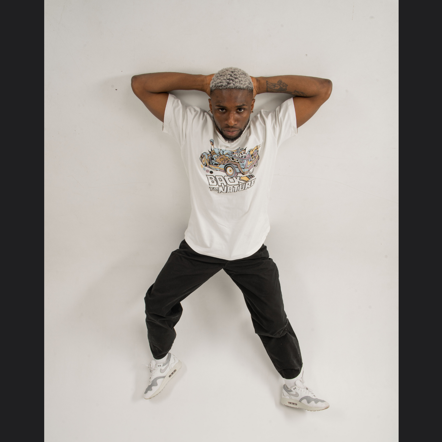 Delorean Tee White