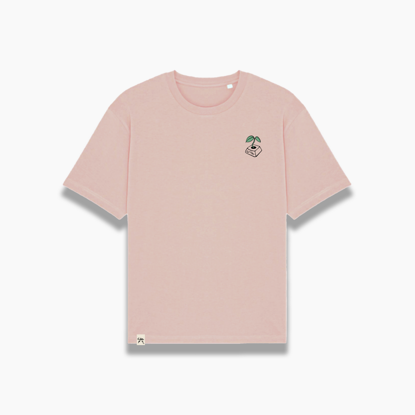 Keyboard Tee - Rose Clay