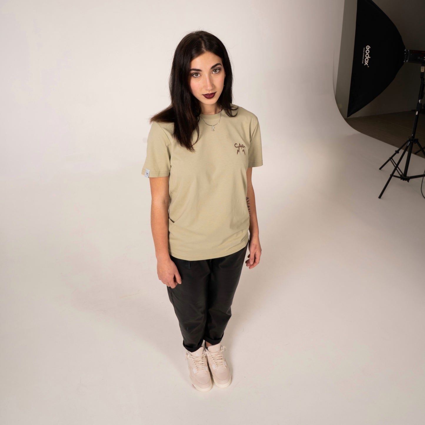 Slogan Tee Green - Donna