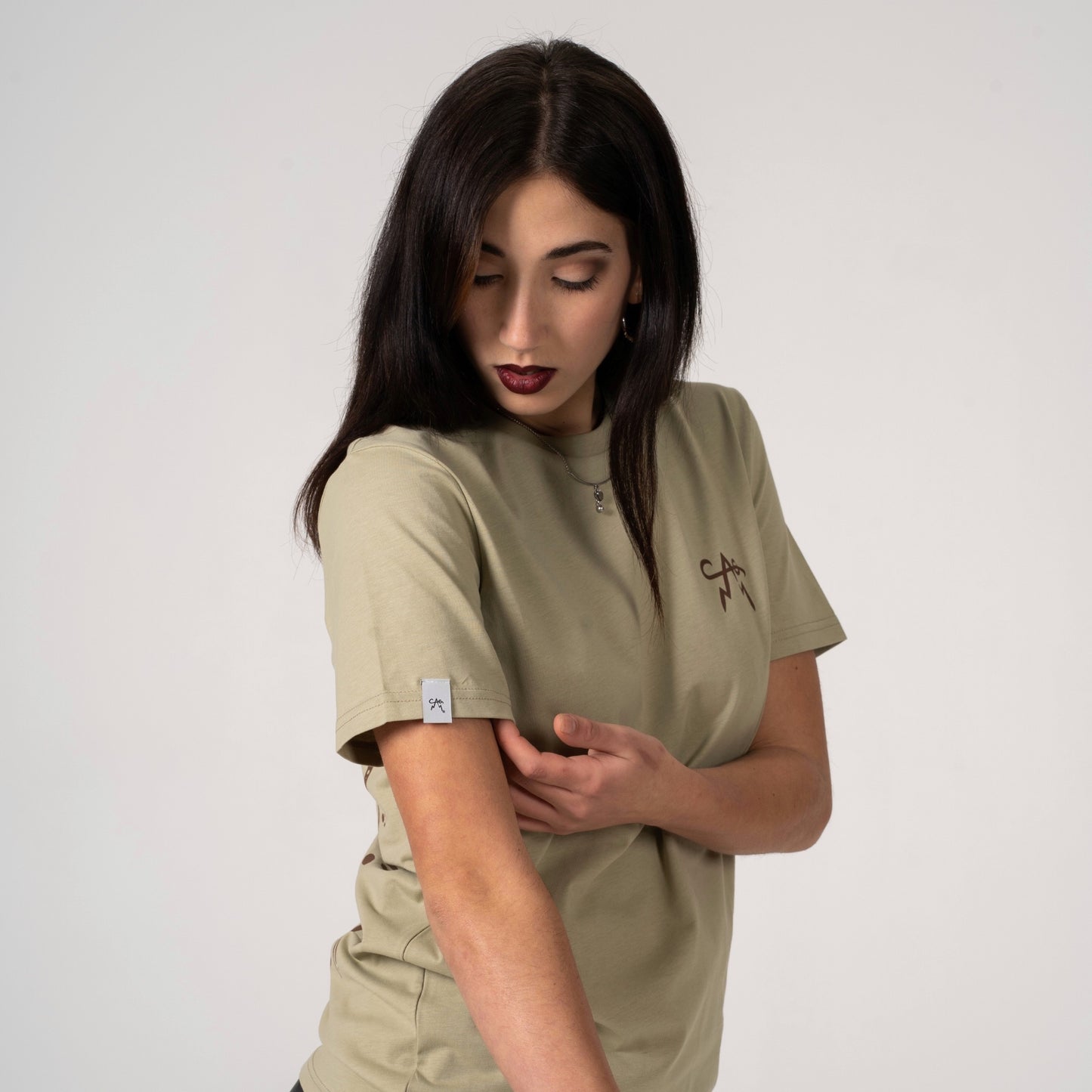 Slogan Tee Green - Donna