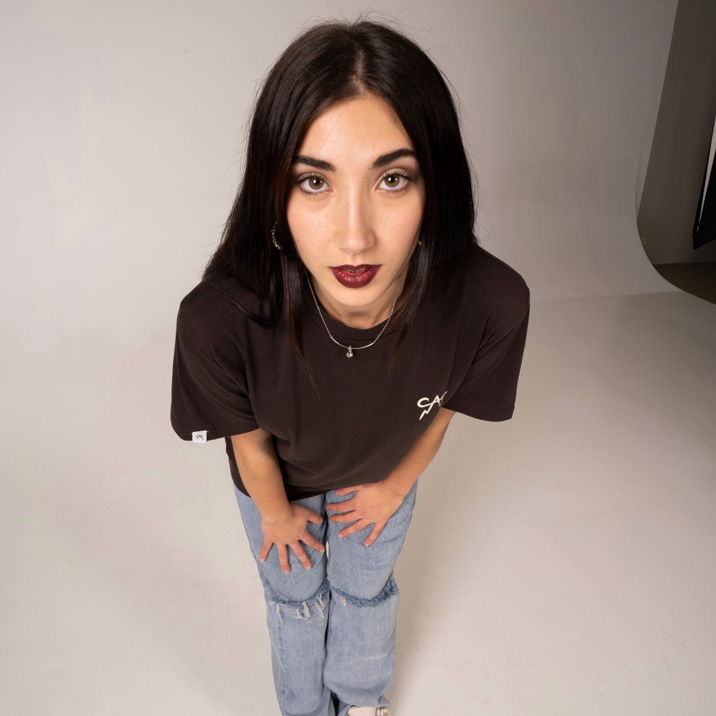 Logo Tee Brown - Donna