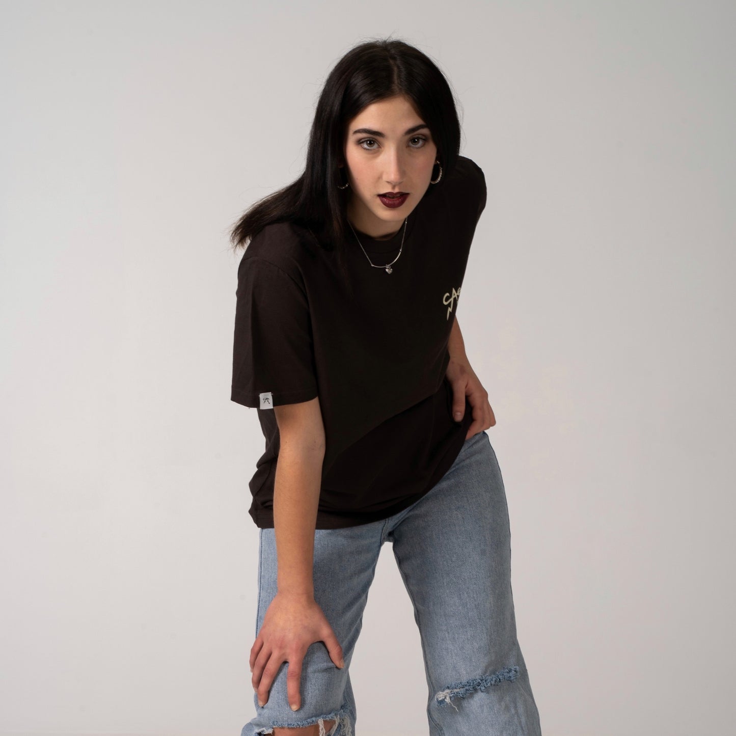 Logo Tee Brown - Donna