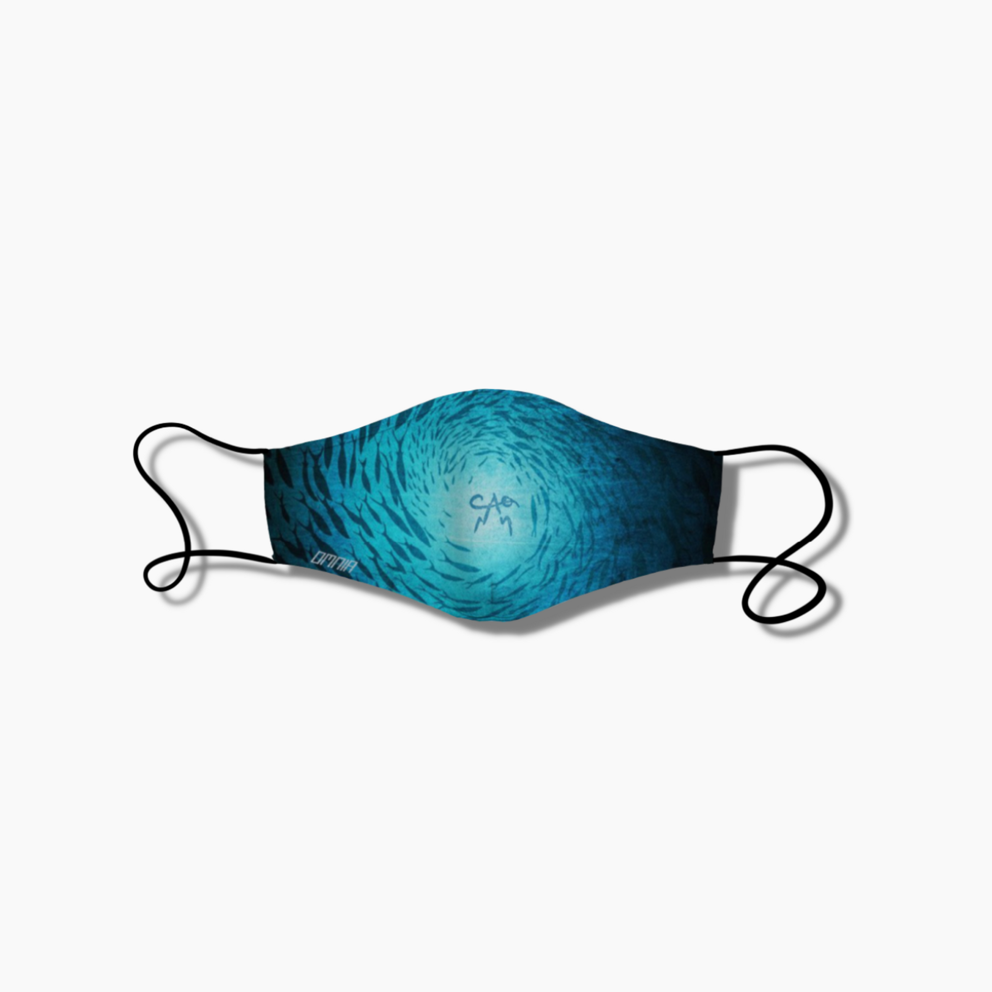 logo mask blue digital