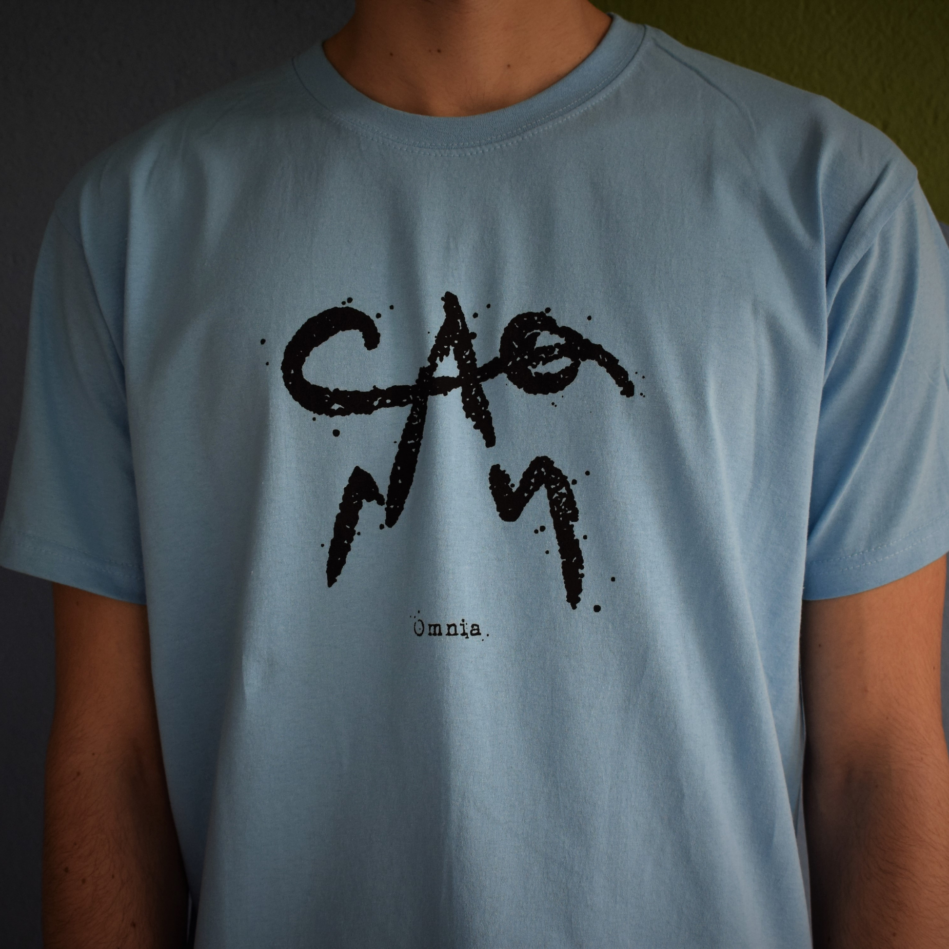 logo tee light blue