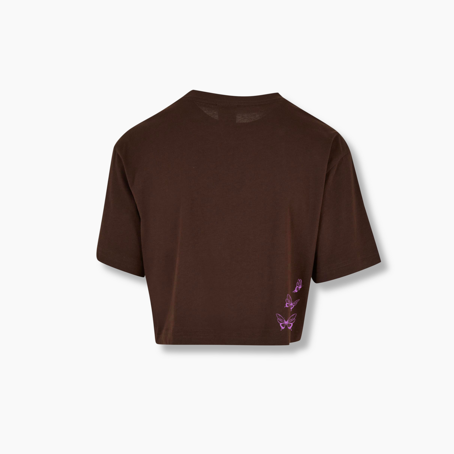 Cropped Tee Brown
