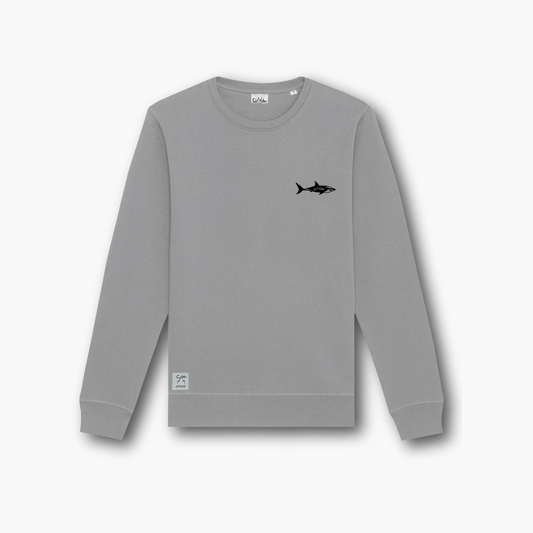 Shark Crewneck Grey - Donna