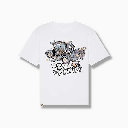 Delorean Tee White