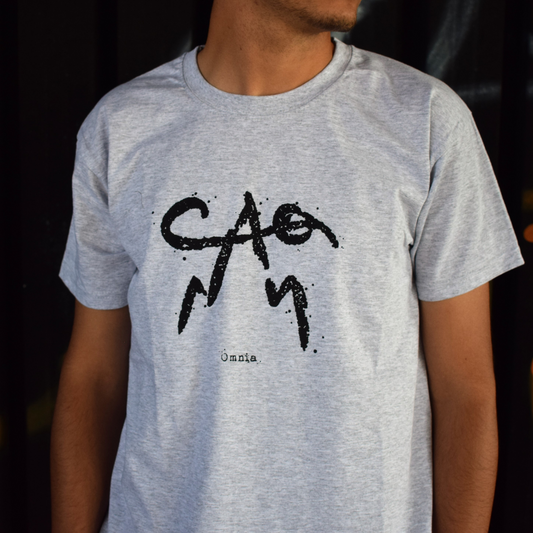 logo tee gray